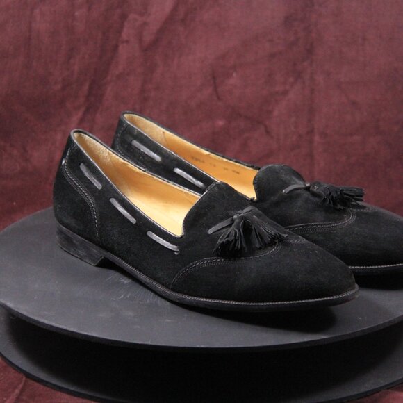 Cole Hahn Italian Made Black Suede Men\'s Pumps main image 10